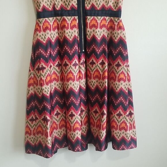 Ronni Nicole Black Multicolored Printed Cocktail Dress Sz 4 - Picture 11 of 11